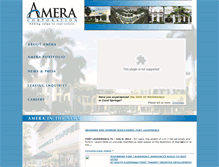 Tablet Screenshot of ameracorporation.com